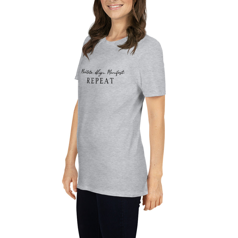 Meditate Align Manifest Repeat Tee