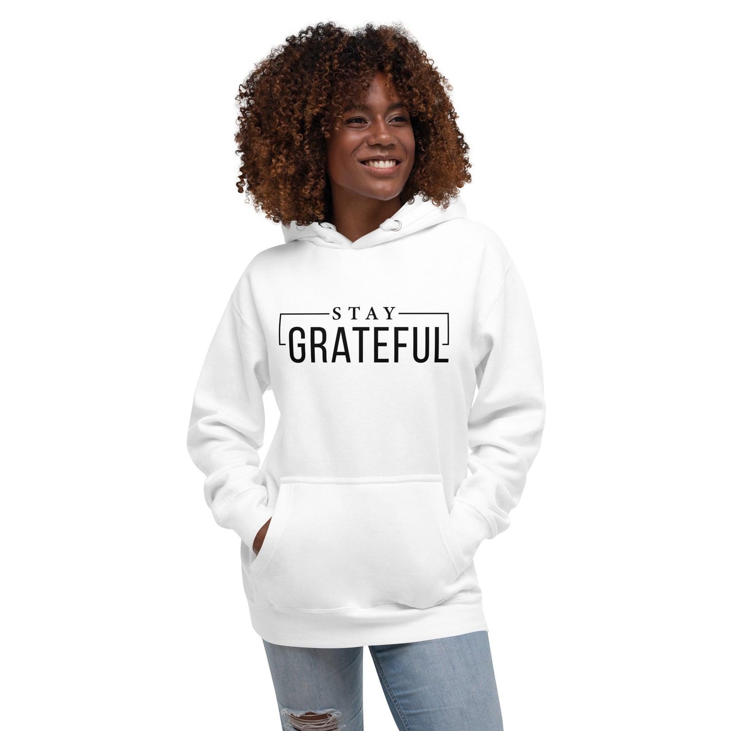Stay Grateful Hoodie - Wear High Vibe