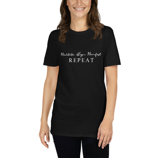 Meditate Align Manifest Repeat Tee