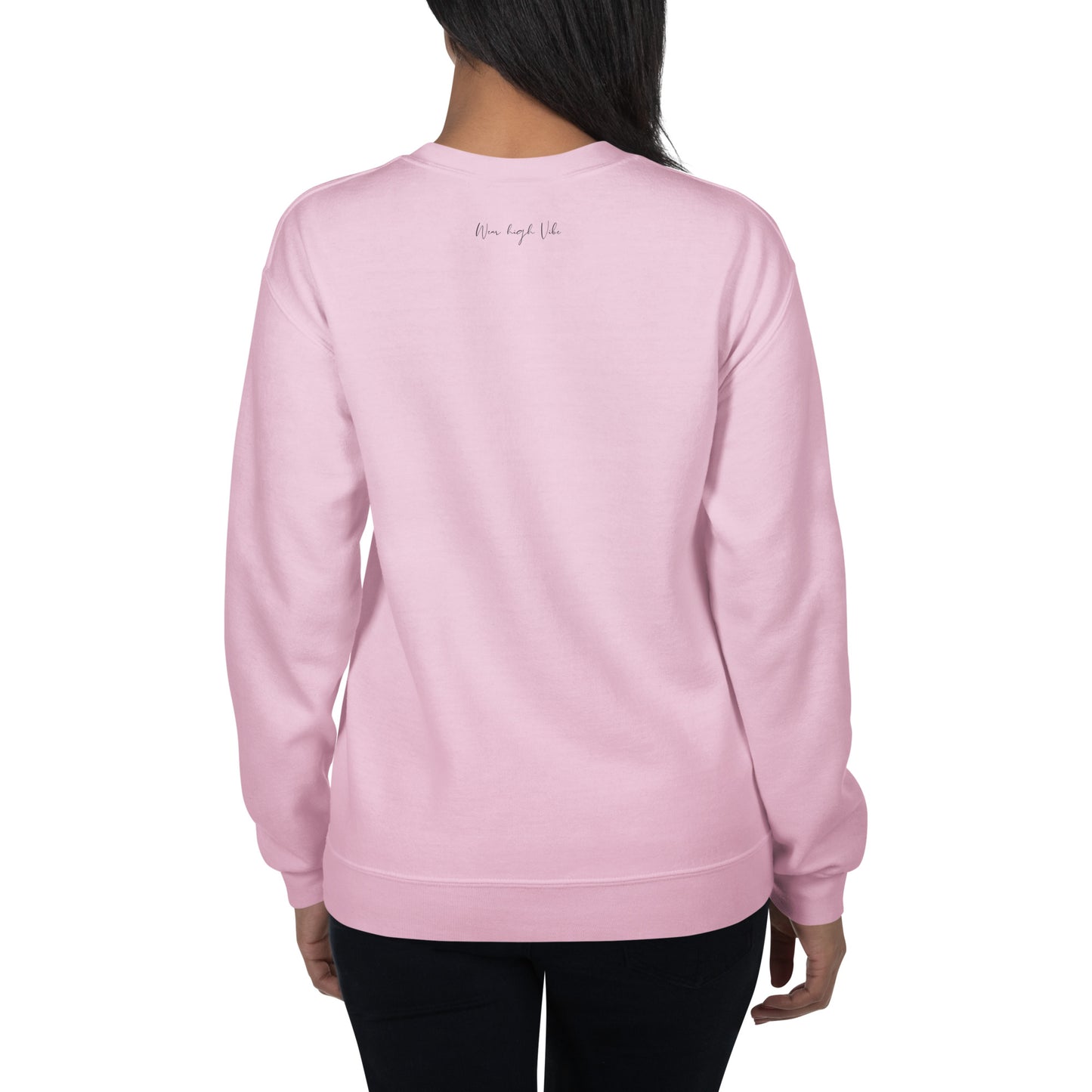 High Vibe Llama Pink Sweatshirt