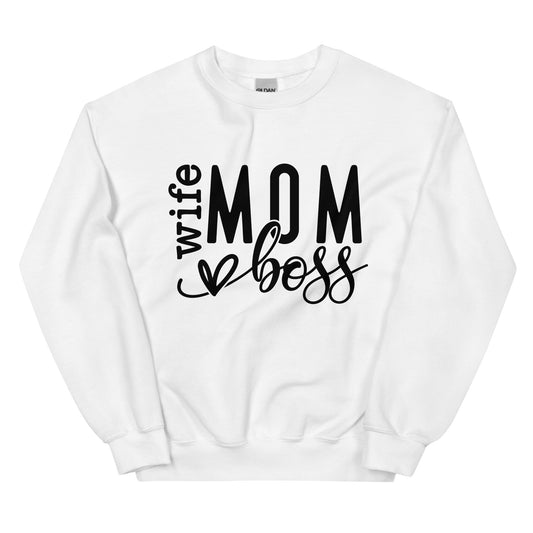 Wife Mom Boss Sweatshirt