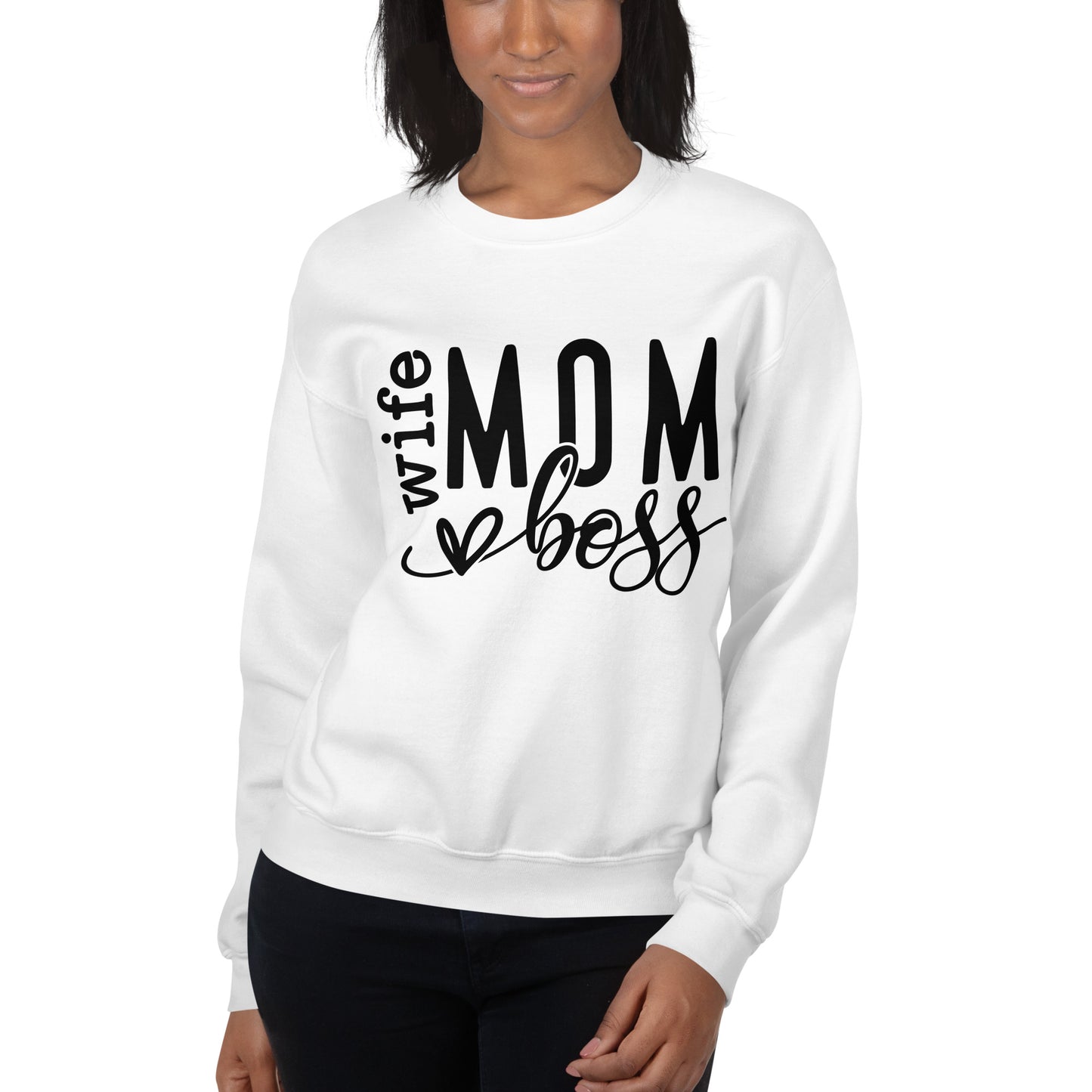 Wife Mom Boss Sweatshirt